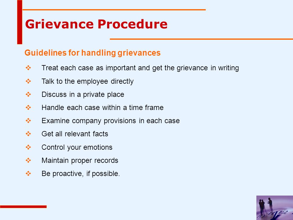 causes of employee grievances